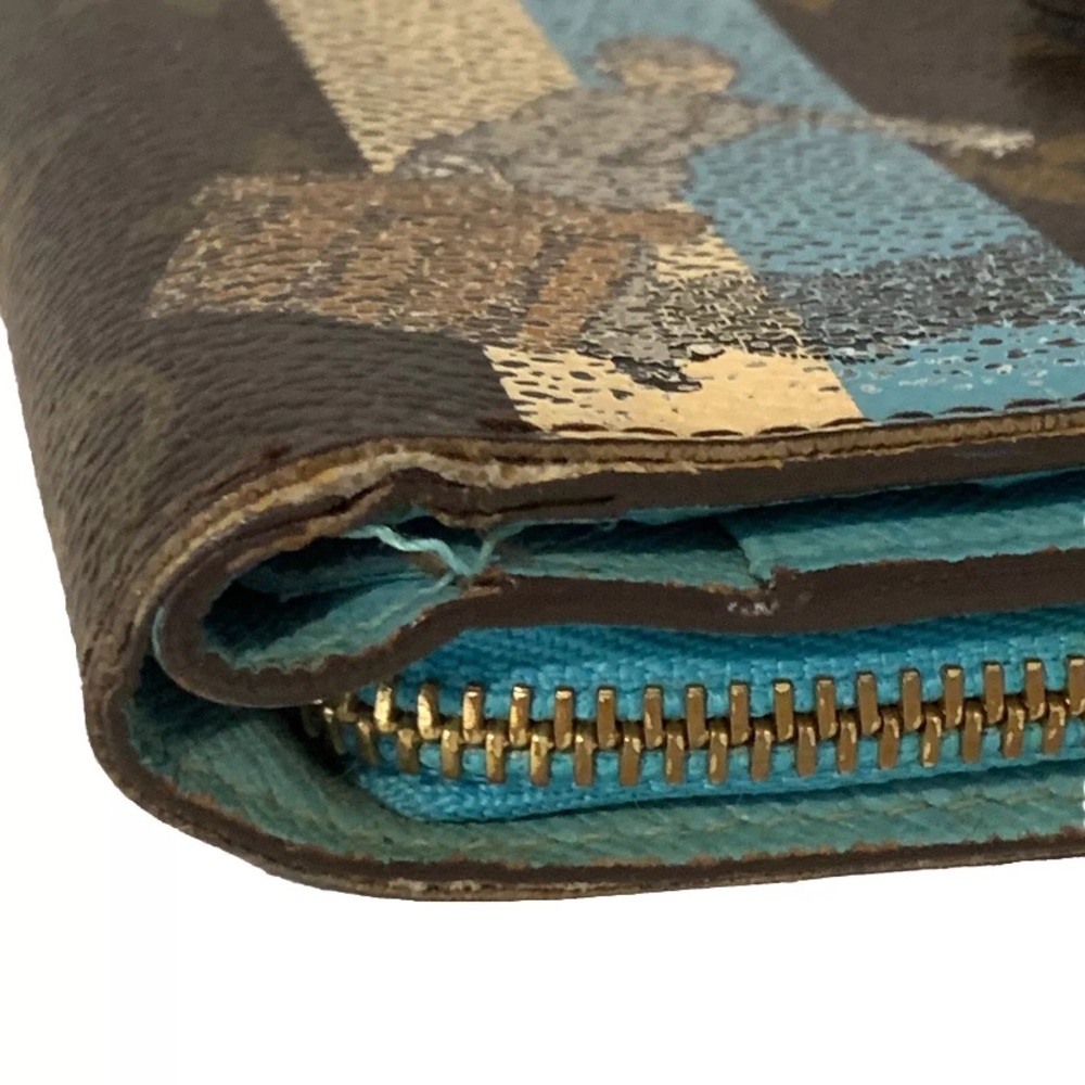 Authentic LOUIS VUITTON Monogram Groom Bellboy Compact Zip Bifold Zippy Wallet. - Picture 12 of 13